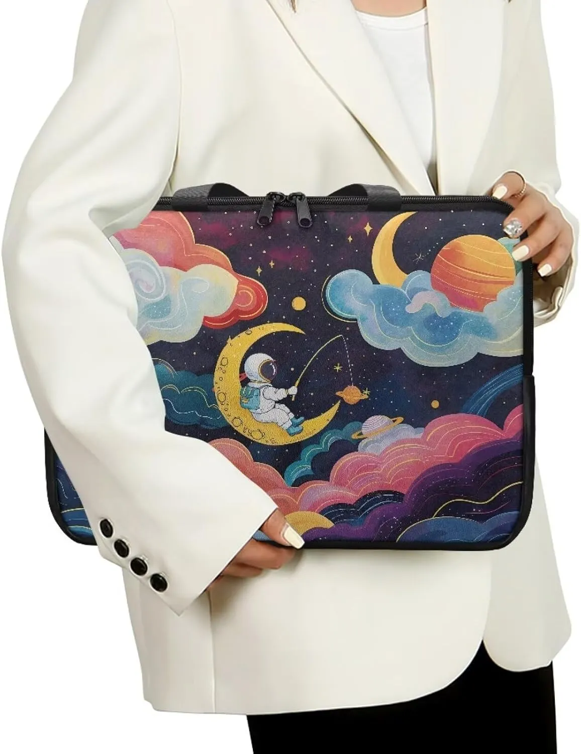Uasibuni Personalized Laptop Tote Bag,17In/17.3In,Computer Bag Travel Laptop Bag 14"/15.6"