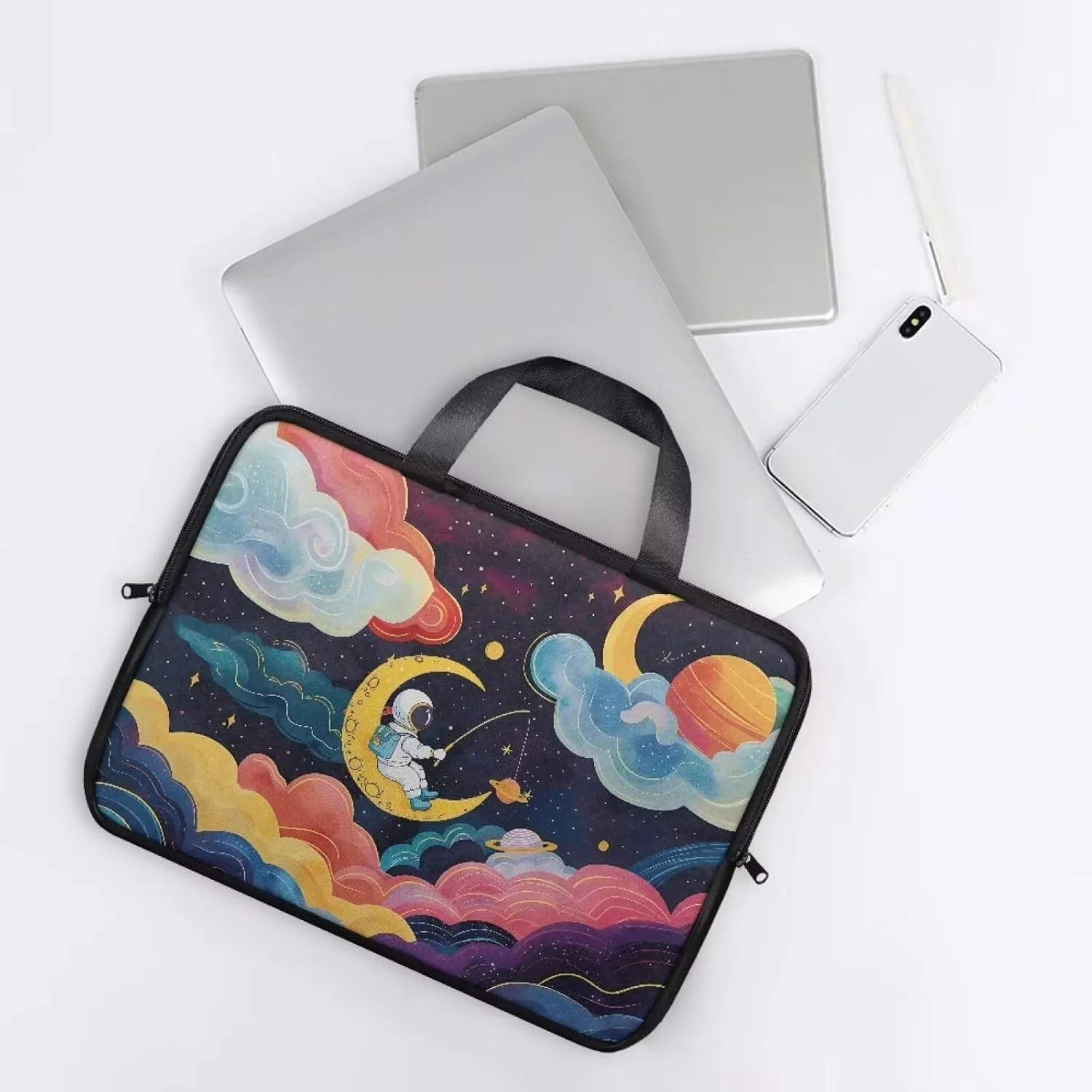Uasibuni Personalized Laptop Tote Bag,17In/17.3In,Computer Bag Travel Laptop Bag 14"/15.6"