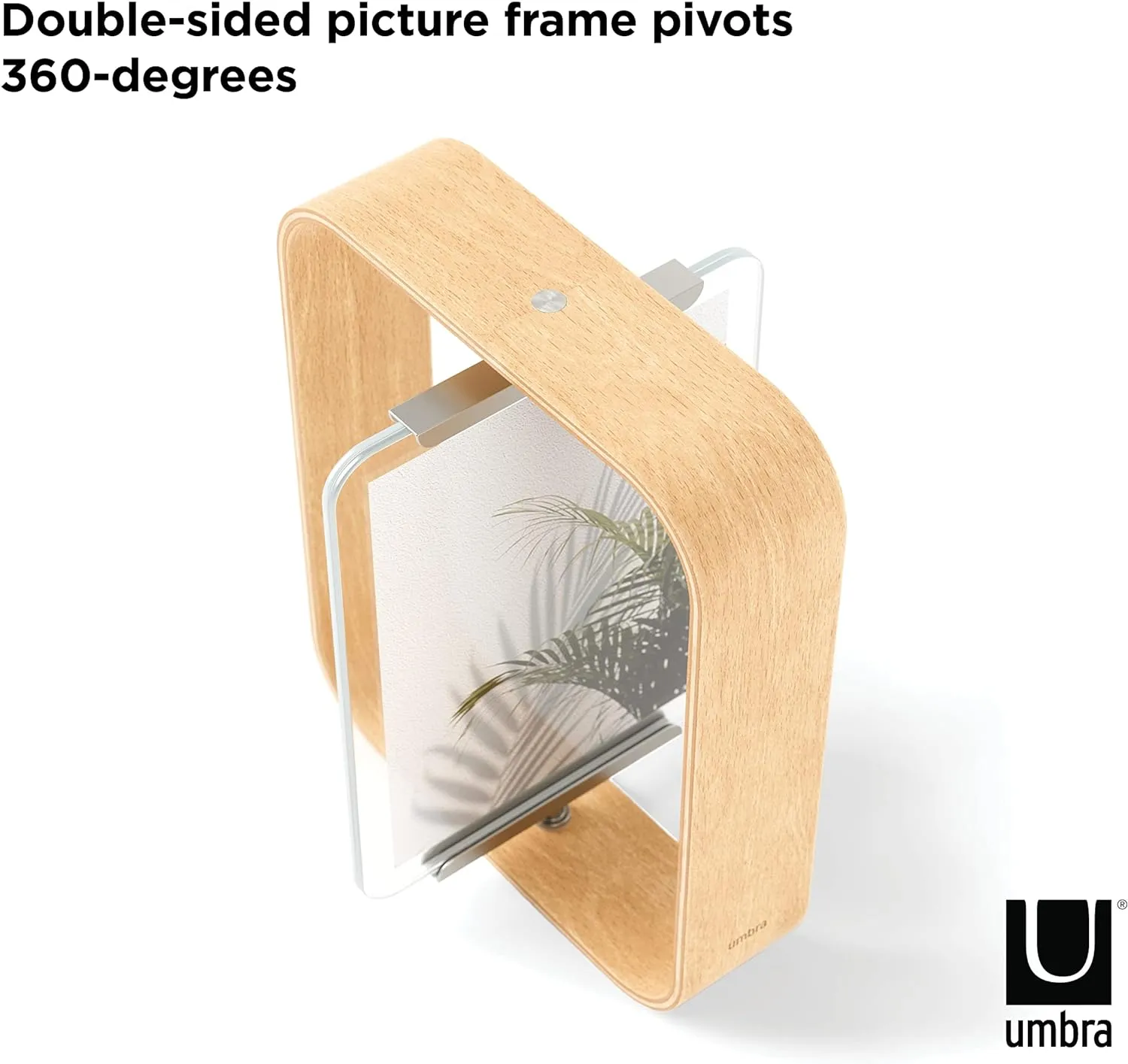 Umbra Bellwood Desk Frame 5" x 7", Natural