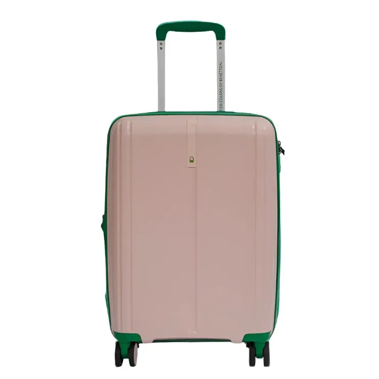 United Colors of Benetton Emerald Hard Luggage Baby Pink