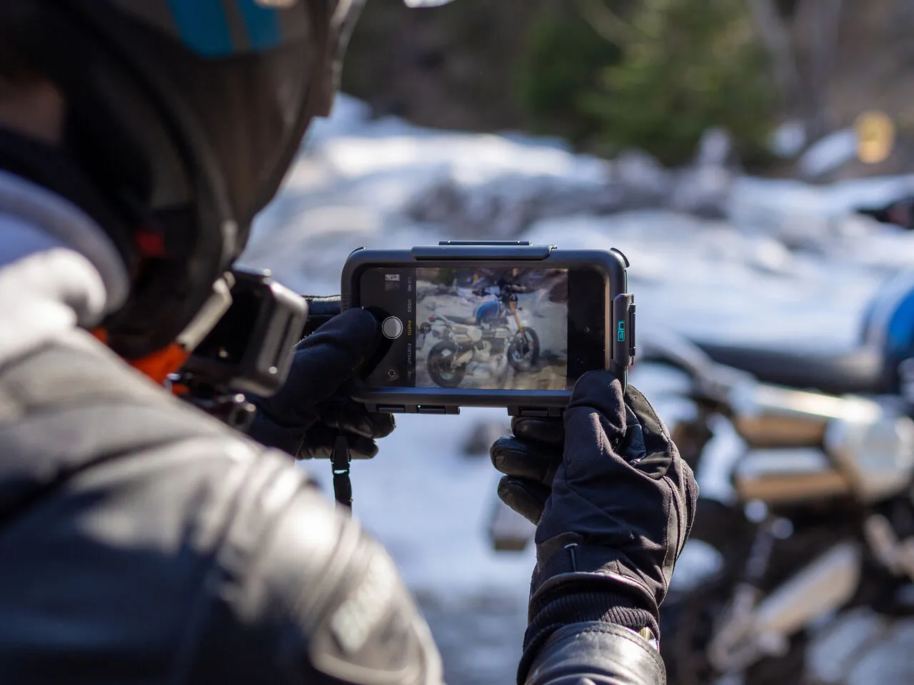 Universal Tough Waterproof Motorcycle Case for Nokia Smartphones
