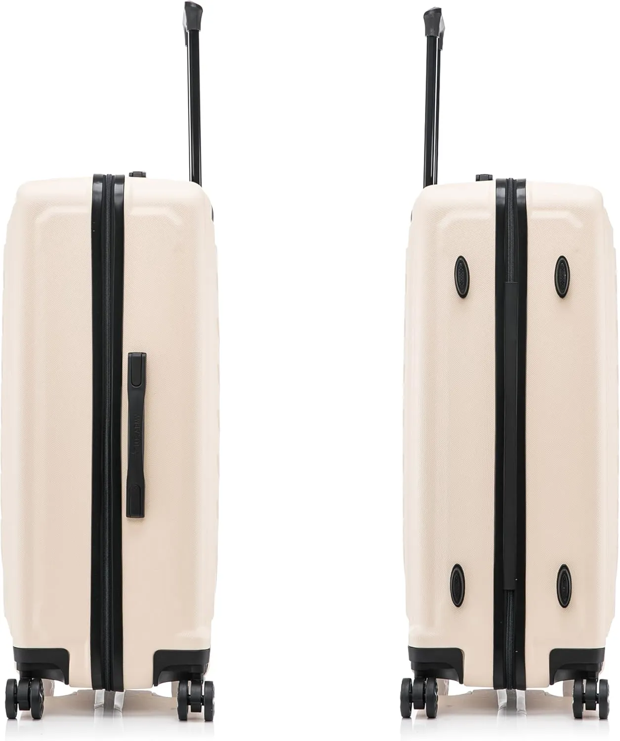 US ARMY Fox 28 inch Hardside Luggage with Spinner Wheels | Lightweight Large Suitcase for Extended Travel | Chevron Icon, Gel Handle, Side Studs, Retractable Trolley, Heavy Duty | Sand