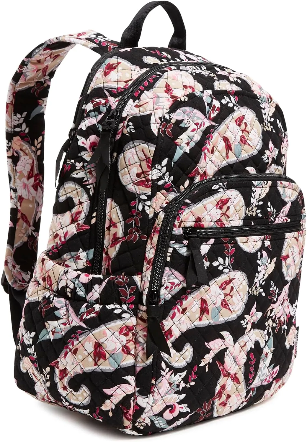 Vera Bradley Iconic Campus Backpack, Signature Cotton, Botanical Paisley