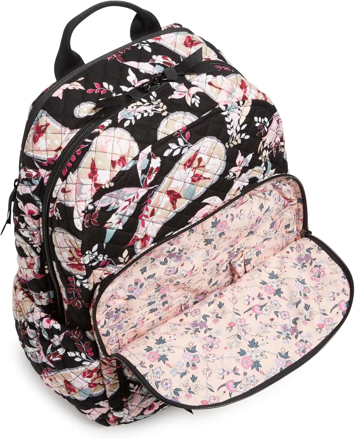 Vera Bradley Iconic Campus Backpack, Signature Cotton, Botanical Paisley