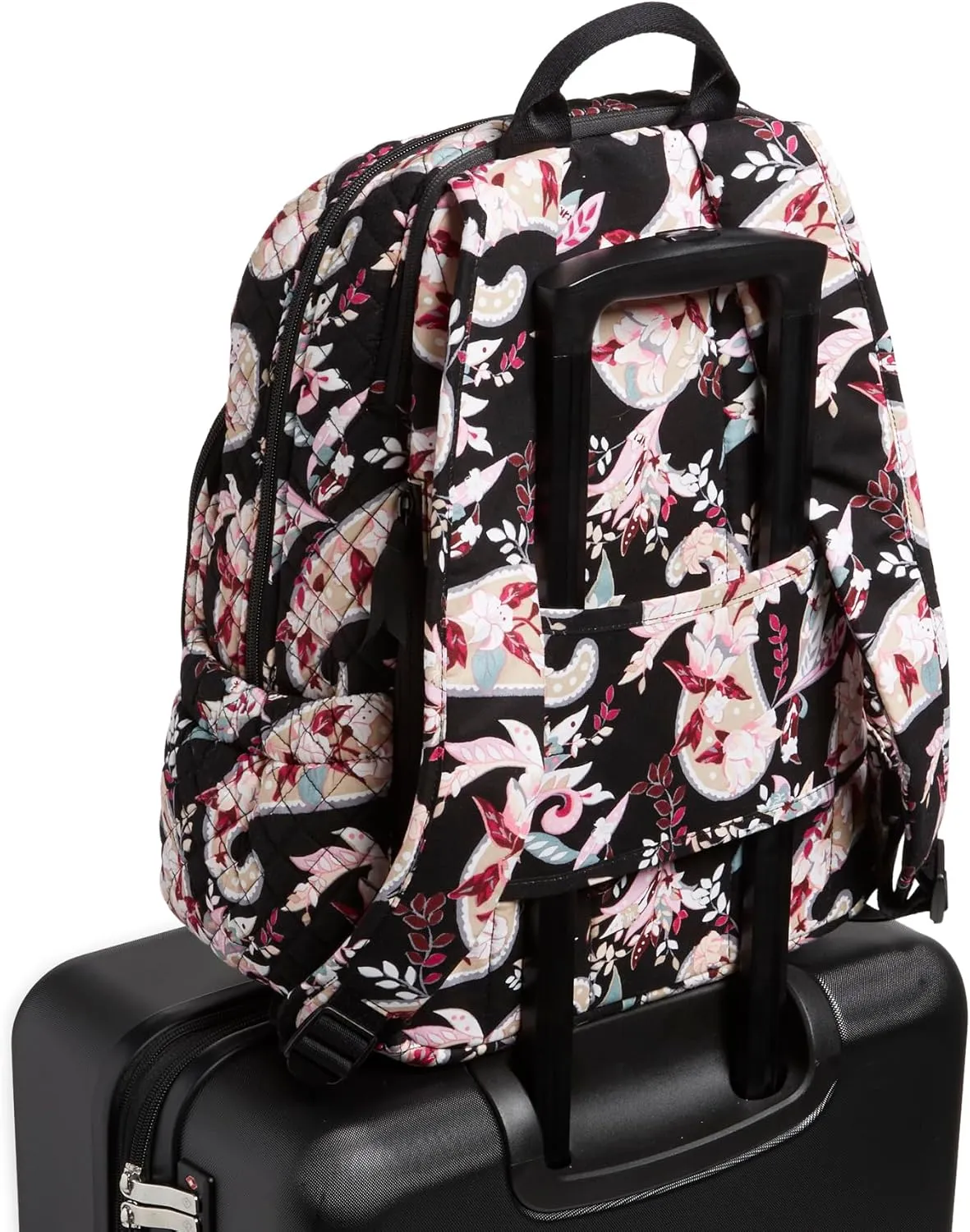 Vera Bradley Iconic Campus Backpack, Signature Cotton, Botanical Paisley