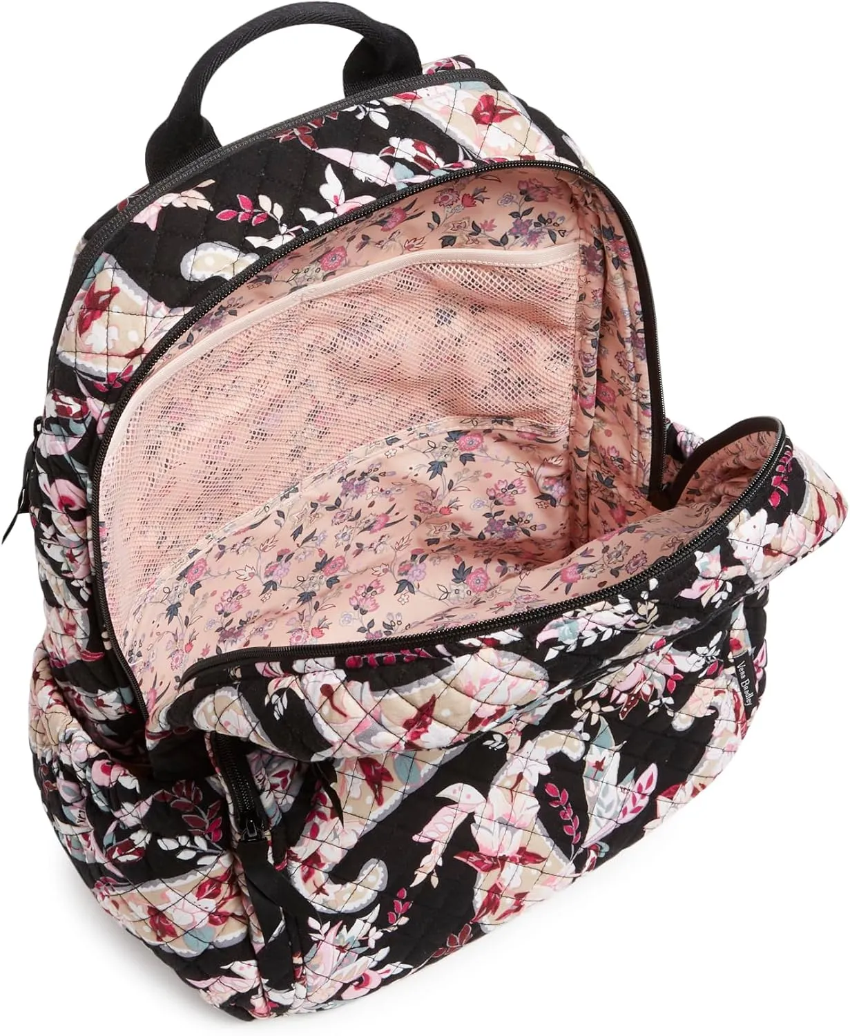 Vera Bradley Iconic Campus Backpack, Signature Cotton, Botanical Paisley
