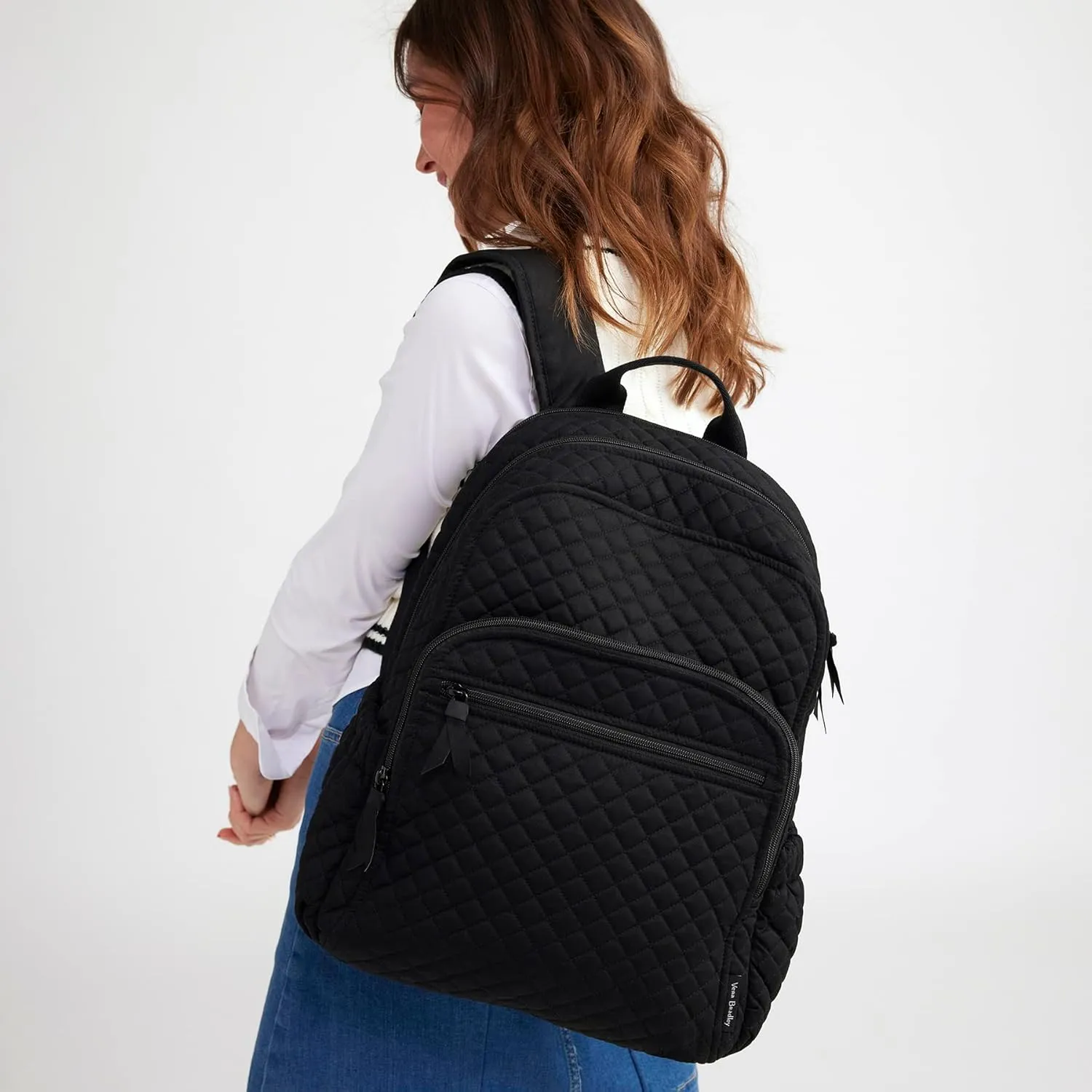 Vera Bradley Iconic Campus Backpack, Signature Cotton, Botanical Paisley