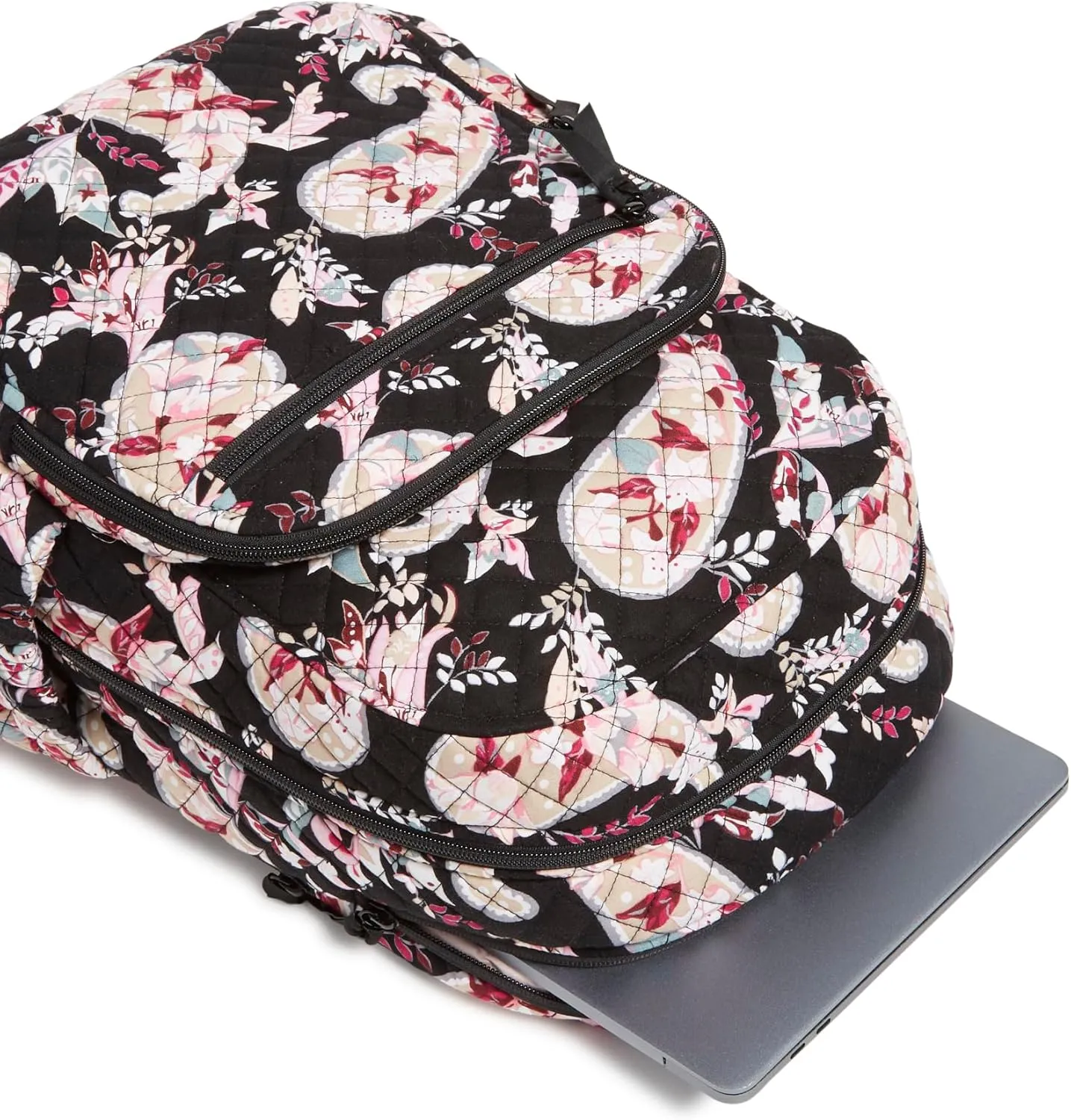 Vera Bradley Iconic Campus Backpack, Signature Cotton, Botanical Paisley