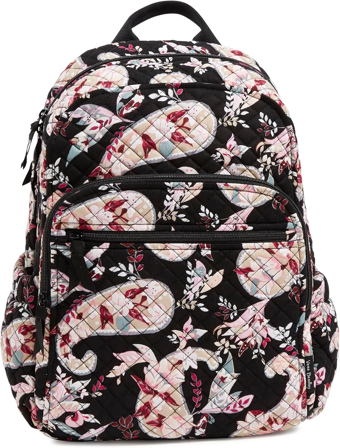 Vera Bradley Iconic Campus Backpack, Signature Cotton, Botanical Paisley