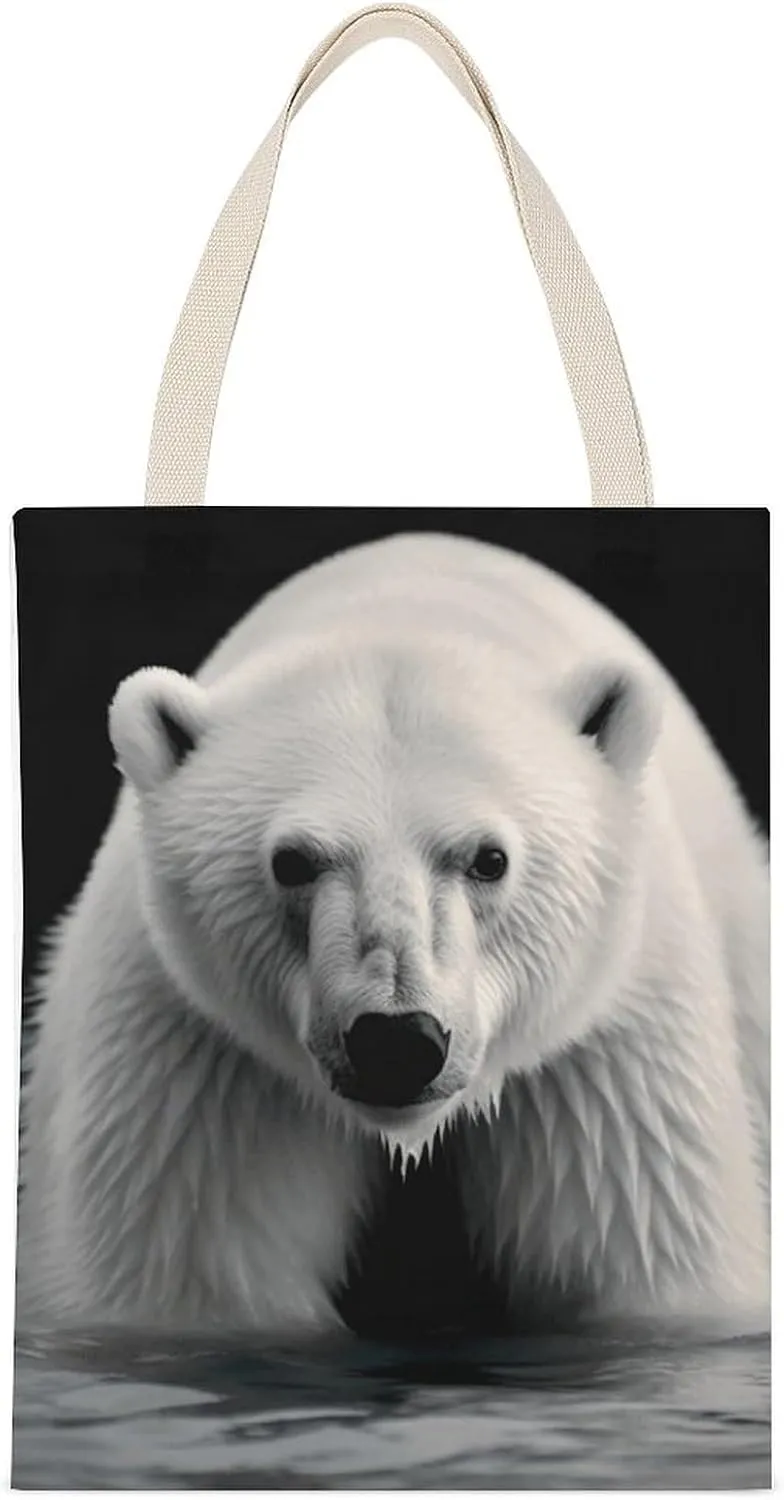 Versatile Canvas Tote Bag,single-sided Print Large Capacity Canvas Tote Bag,foldable Tote Bag,fabric Tote Bag