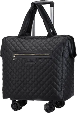VH&GRED Handheld Suitcases with Wheels Carry-on Luggage Handheld Trolley Luggage 4 Wheeled Trolley Suitcases 18 inch Short Trip Suitcases Weekend Luggage Fashion Luggage