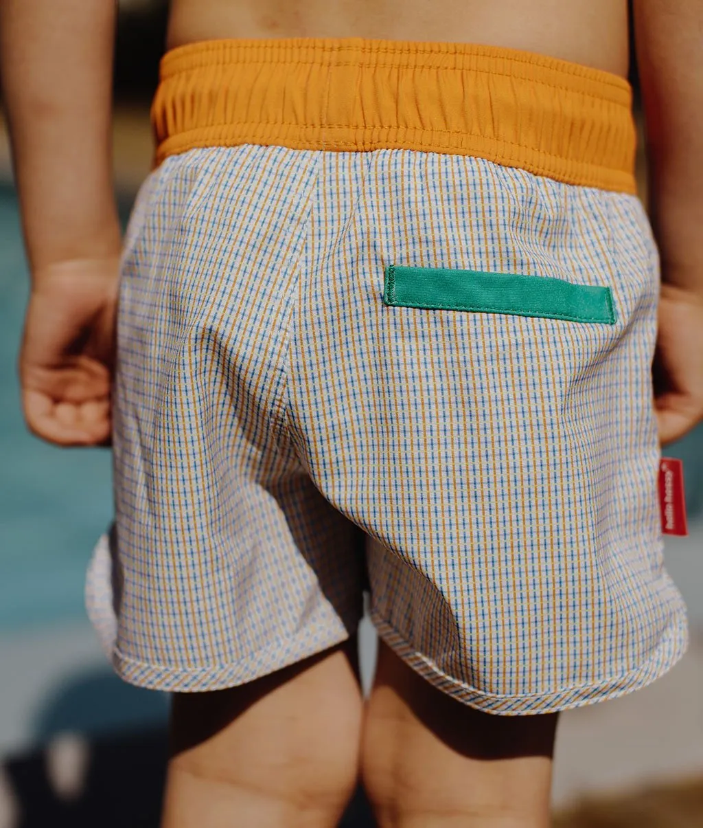 Vichy Swim Shorts
