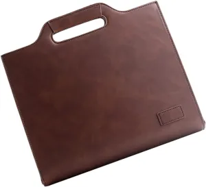 Vintage Messenger Bag Men's Concealed Carry Bag for Laptop Business Pu Leather Travel Satchel