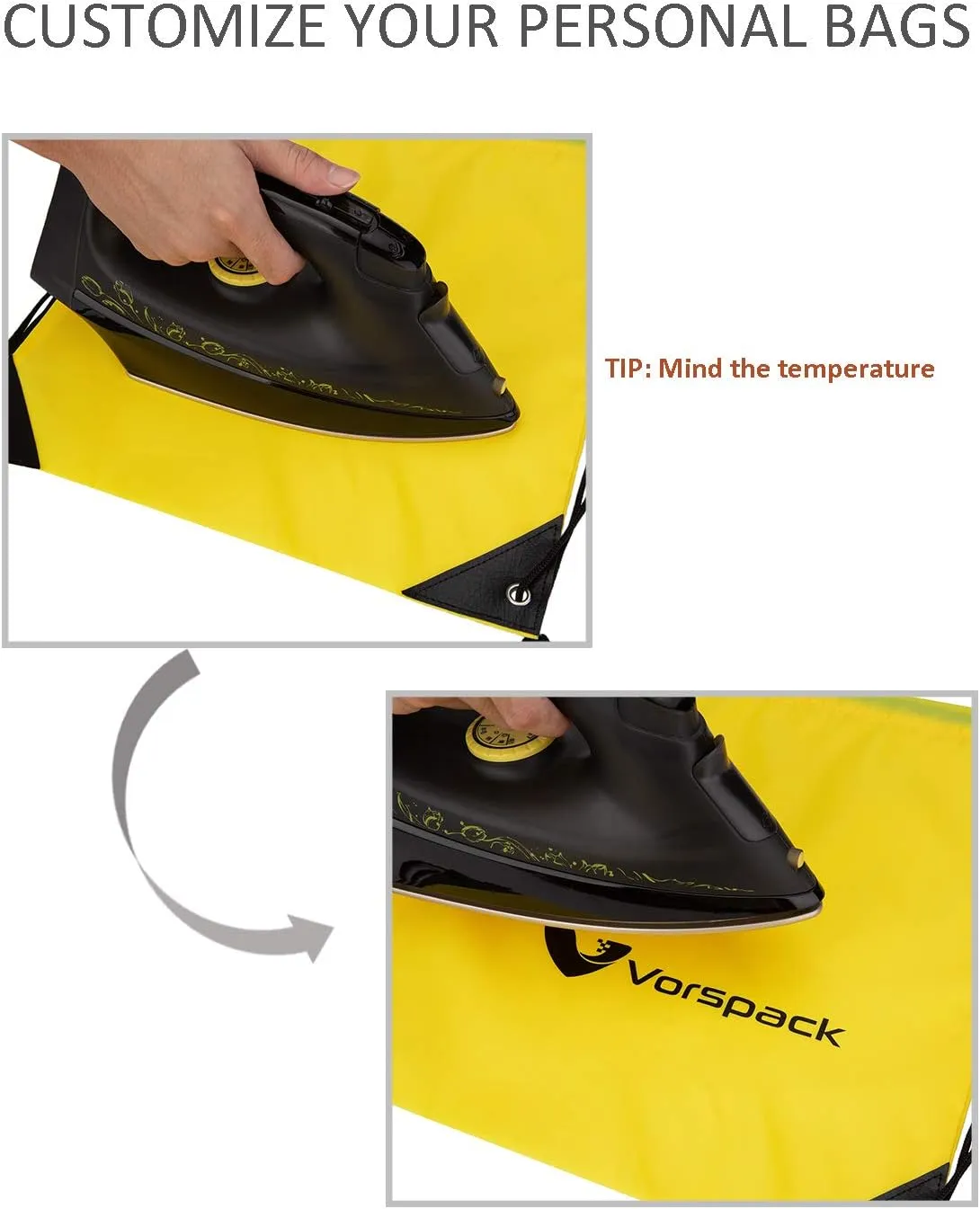 Vorspack Drawstring Backpack 10 Pieces for Party Gym Sport Trip