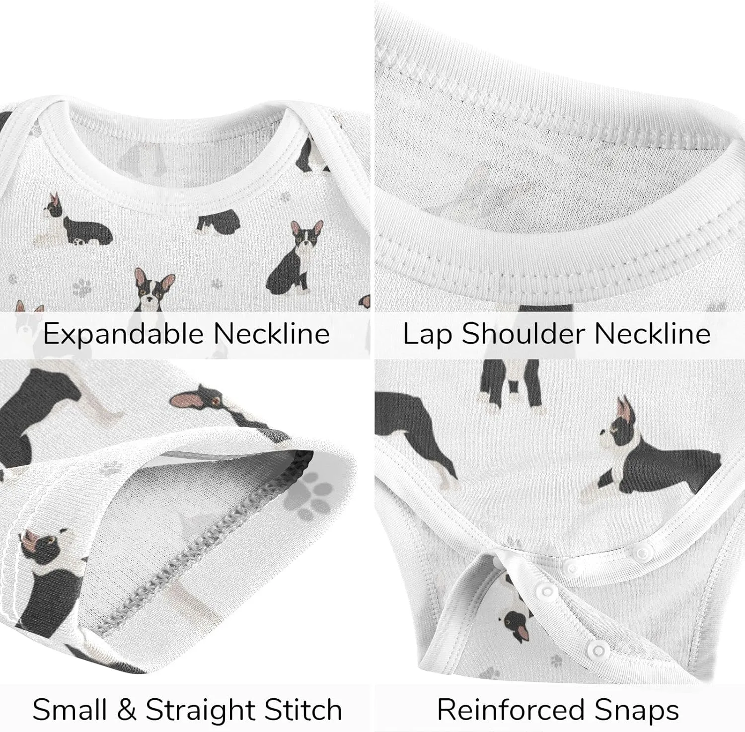 vvfelixl Baby Bodysuits Pants Sets Bernese Mountain Dog Long Sleeve Baby Clothes For Boys Girls 0-24 Months Puppy