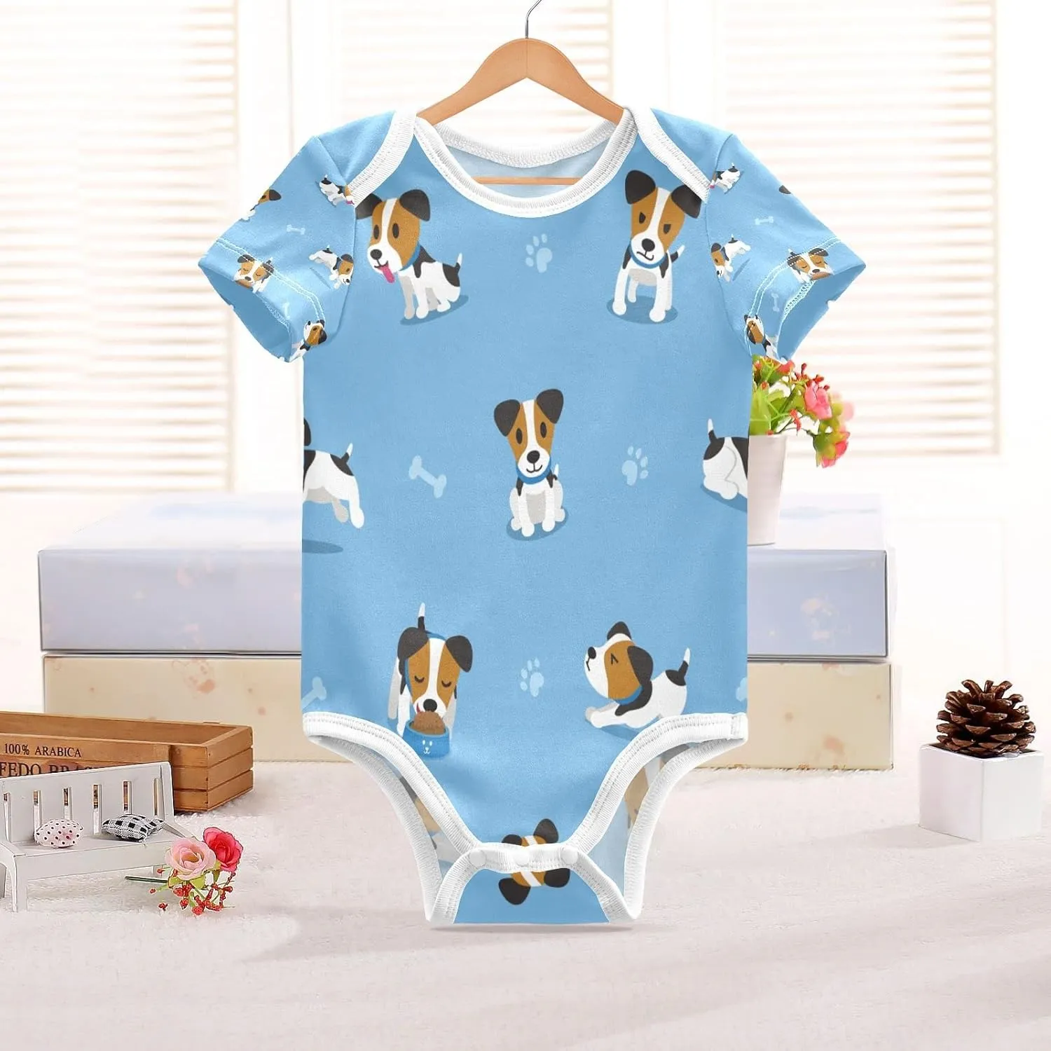 vvfelixl Baby Bodysuits Short Sleeve Cotton Baby Clothes For Boys Funny Baby Suits For Girls 0-24 Months