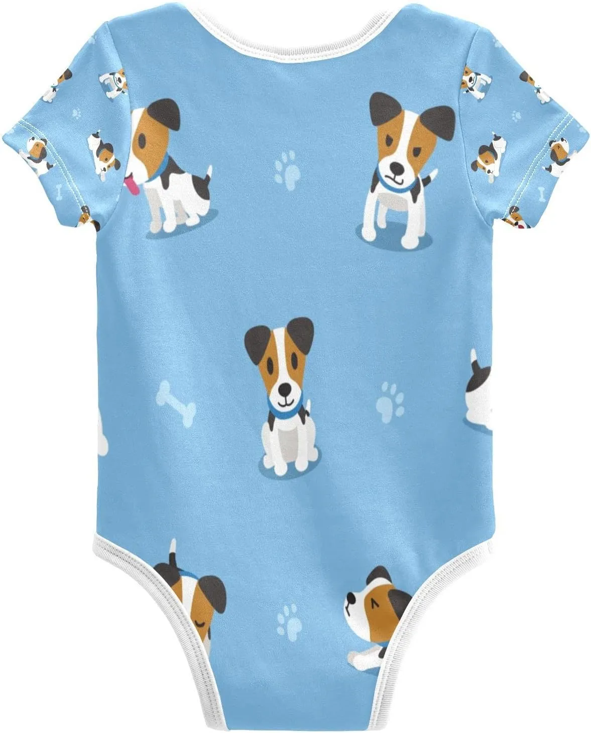 vvfelixl Baby Bodysuits Short Sleeve Cotton Baby Clothes For Boys Funny Baby Suits For Girls 0-24 Months