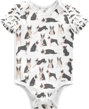 vvfelixl Baby Girls' Bodysuits Llama Alpaca Cactus Short Sleeve Cotton Baby Clothes For Girls 0-24 Months Black
