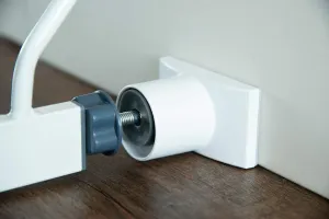 Wall Nanny Extender -4 Inch Baby Gate Extension Guard (Made in USA) Extends Pressure Mounted Gates - Protects Walls, Stabilizes Gate, for Child, Pet Gate & Dog Gate, Protector Works on Stairs, 4 Pack