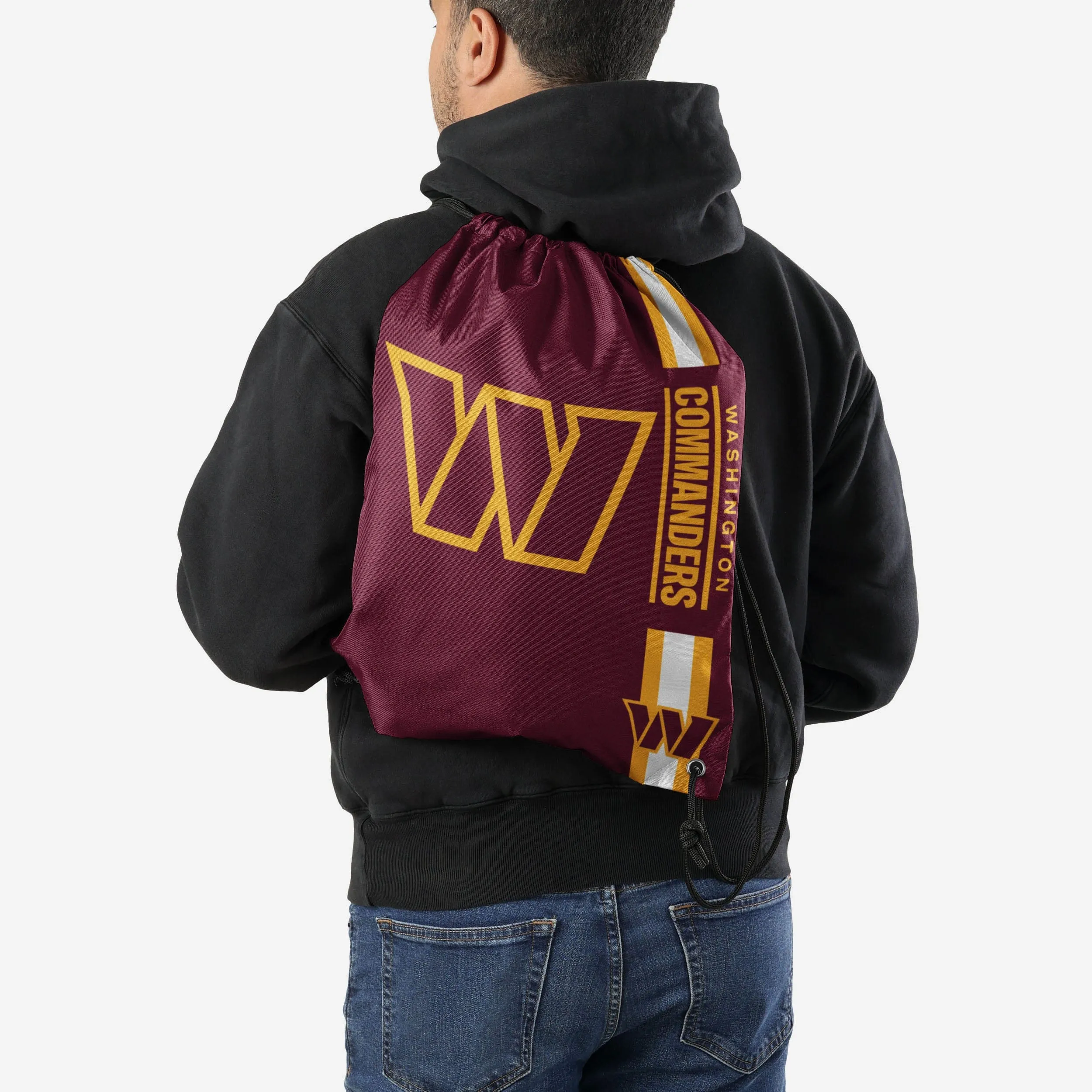 Washington Commanders Big Logo Drawstring Backpack
