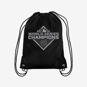 Washington Nationals 2019 World Series Champions Drawstring Backpack