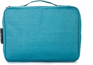 Waterproof Document Bag Large, Document Organizer Bag, Archive Boxes, Storage Pouch, Credential Bag, Diploma Storage Important Document, File Pocket, Home Office Travel Safe Bag (Color : Lake Green)