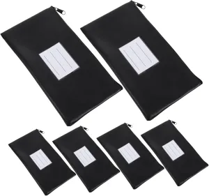 Waterproof Money Pouch Zipper Security Lock Travel Bag for Bank Cards Coins