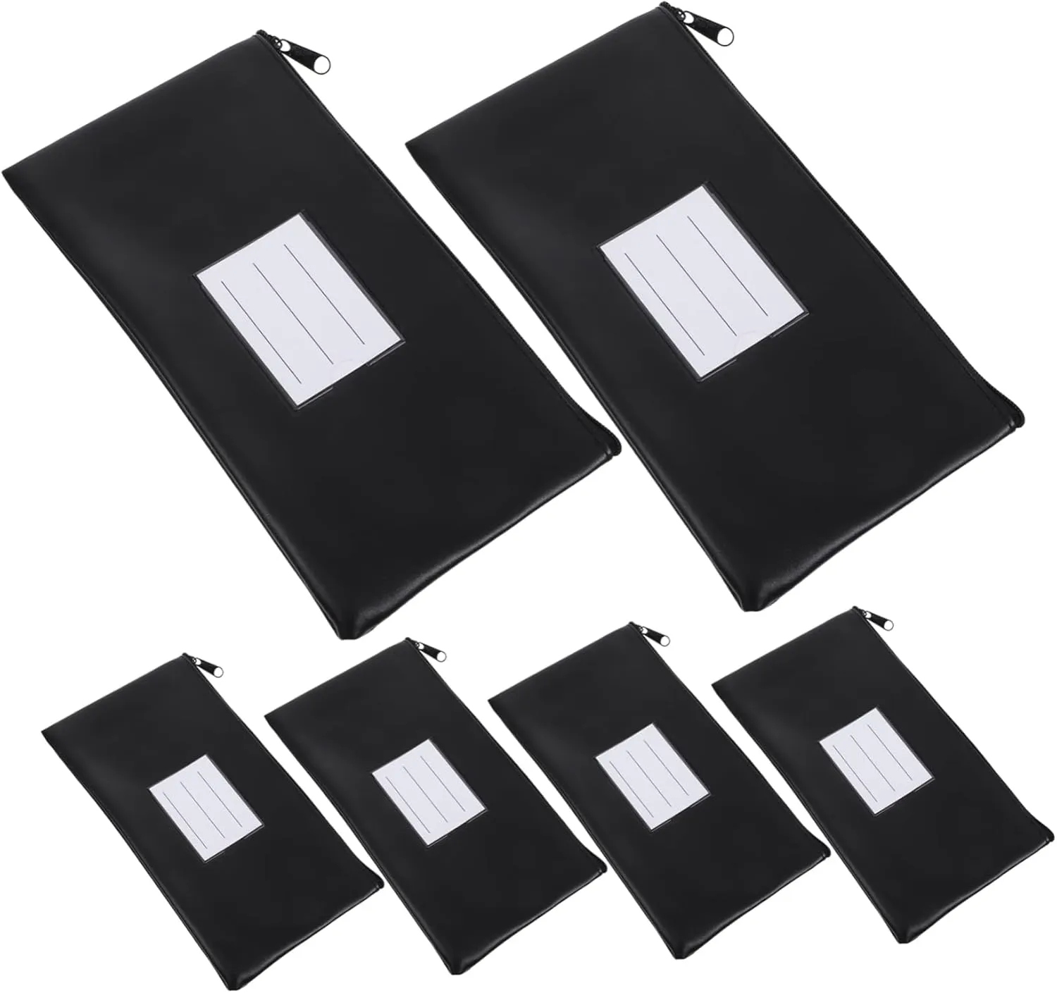 Waterproof Money Pouch Zipper Security Lock Travel Bag for Bank Cards Coins