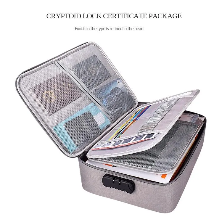 Waterproof Multi-layer Laptop Bag with Password Lock - Black