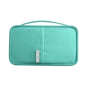 Waterproof Travel Document Bag Black Large - Blue Small