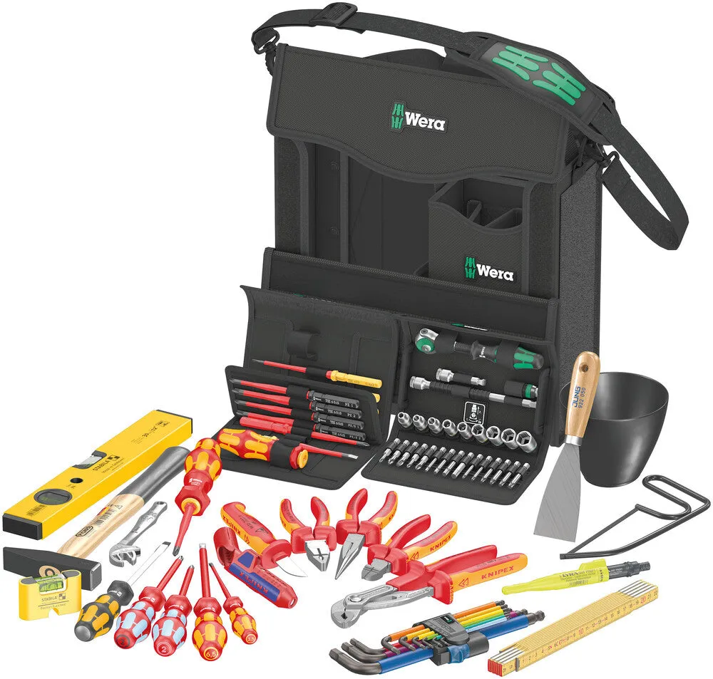 Wera 05134025001 2go E 1 Tool set for electricians, 73 pieces