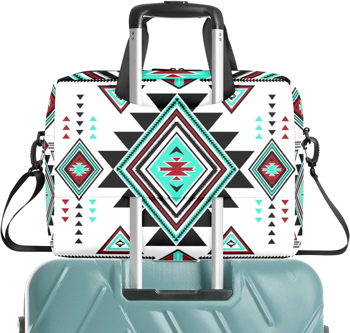 Western Aztec Boho Laptop Sleeve Case 14 15 15.6 inch, Western Aztec Boho Laptop Briefcase Shoulder Bag Waterproof Travel Computer Cover Carrying Bags