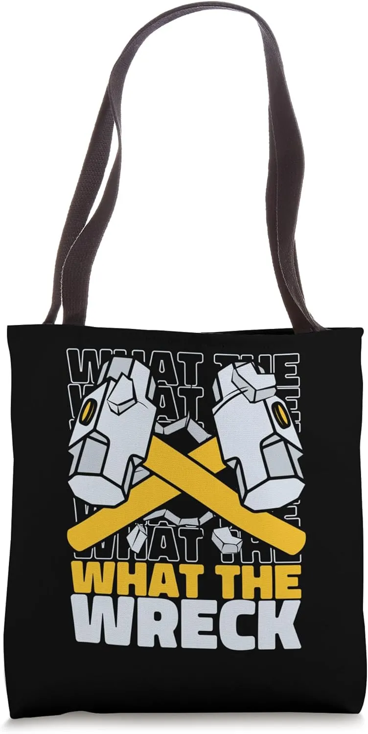 What The Wreck Home Improvement Experts House Demolition Tote Bag