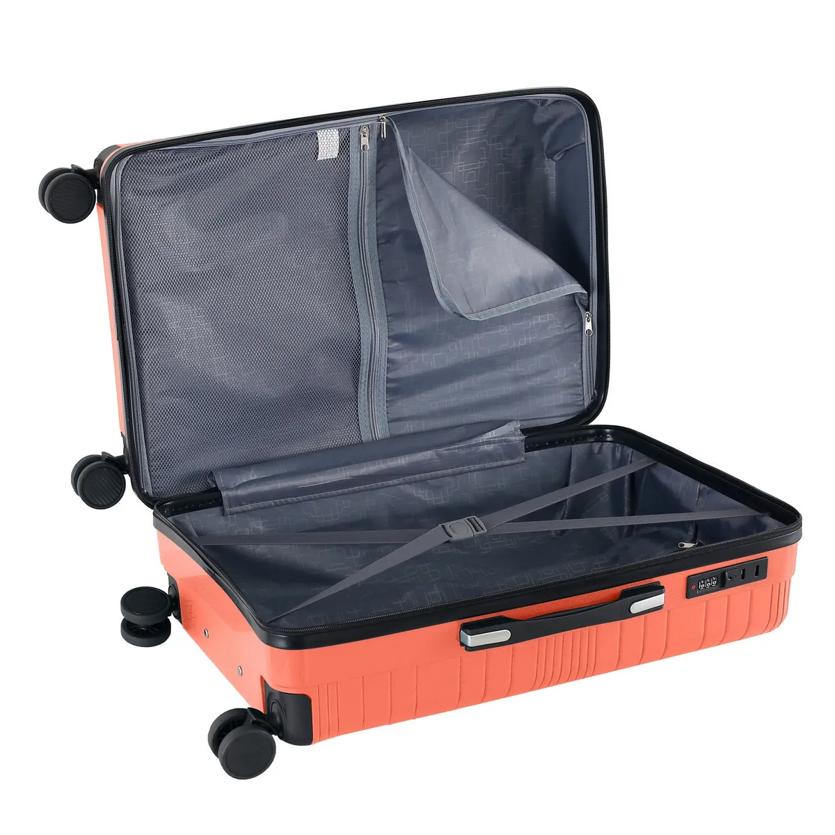Wheeled Suitcase Large 90 Litre - Orange