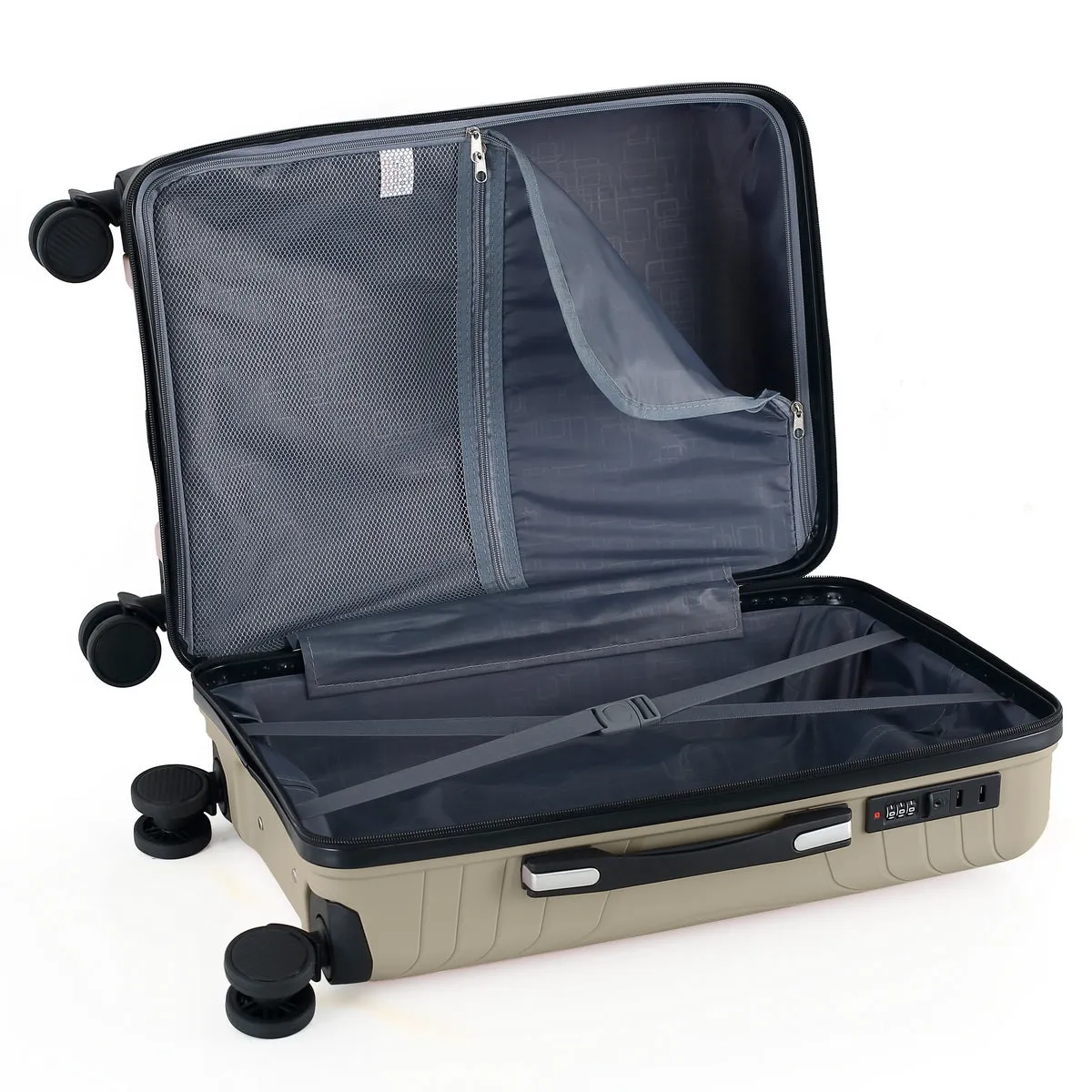 Wheeled Suitcase Medium 60 Litre - Beige - PRE ORDER