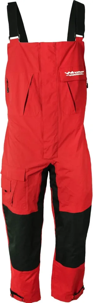 WindRider Pro Waterproof Bibs | Fishing & Sailing Bibs | Hunting & Skiing Bibs | Breathable Rain Bib | Snow Gear | 6 Pocket