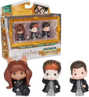 WIZARDING WORLD Harry Potter – 3 Polynectar Magic Moments Figures – 3 Articulated Dolls – Harry Potter Figurine – Harry Potter Toy – Play and Display – Child Toy Age 6 