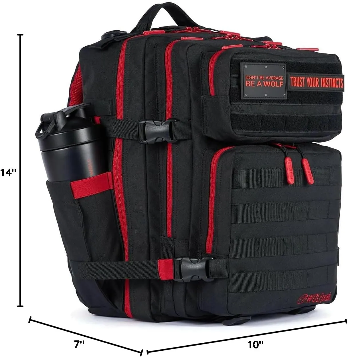 WOLFpak 35L Backpack (Red Wolf)