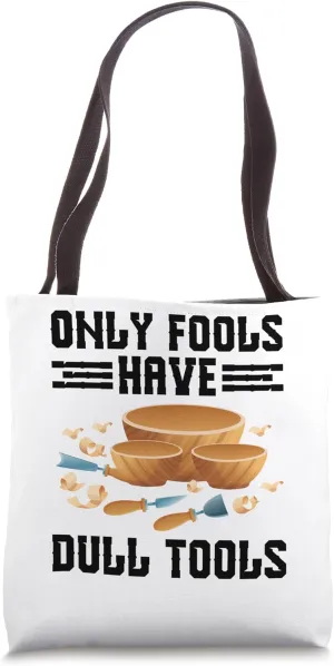 Woodturning Lathe Tools Wood Turner Chisel Woodturner Tote Bag