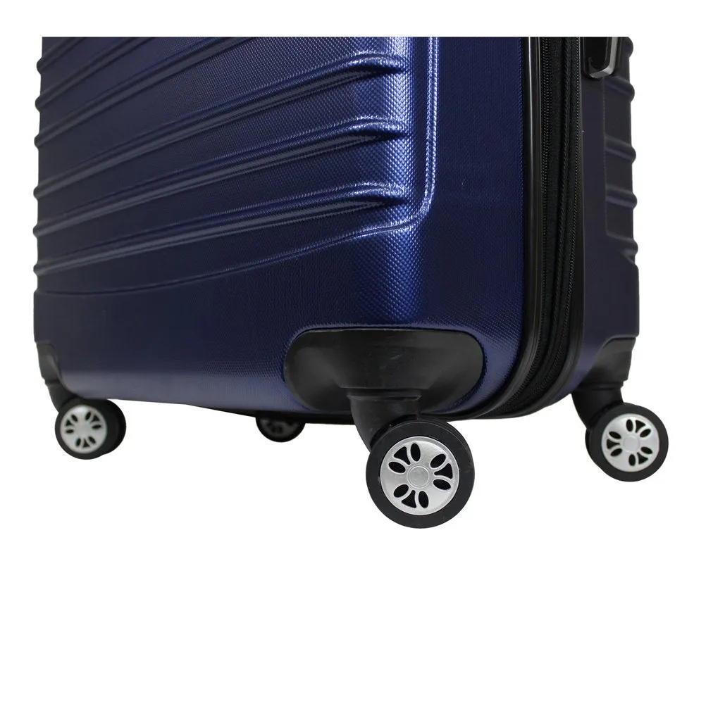World Traveler Expedition 3-Piece Hardside Spinner Luggage Set