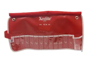 Xcelite 99K Empty Canvas Case for 99PR Tool Roll Kit, 13-7/8" Length x 6-7/8" Width, Red