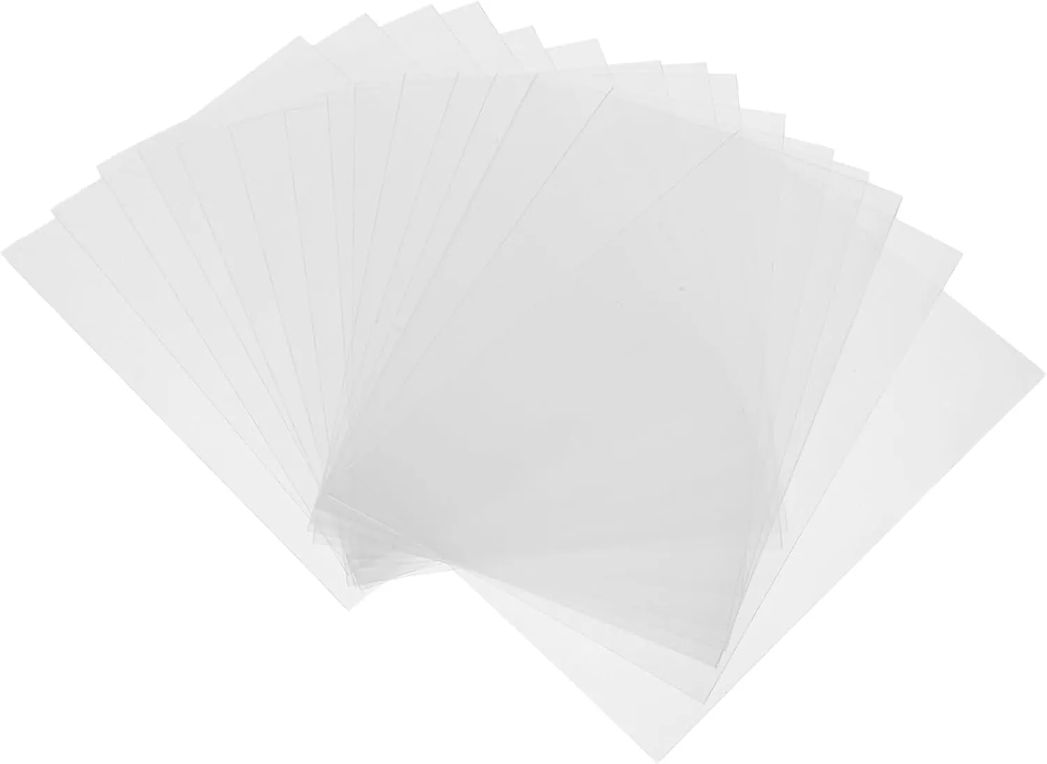 Yardwe 3sets 50pcs Transparent Cards Protective Covers Lightweight Storage Sleeves for Photos Game Cards and Collectibles Compact and Reusable Design for Organizing and Protecting 50pcs*3