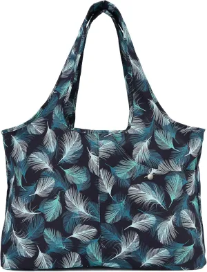 ZOOEASS Women Fashion Large Tote Shoulder Handbag Waterproof Tote Bag Multi-function Nylon Travel Shoulder