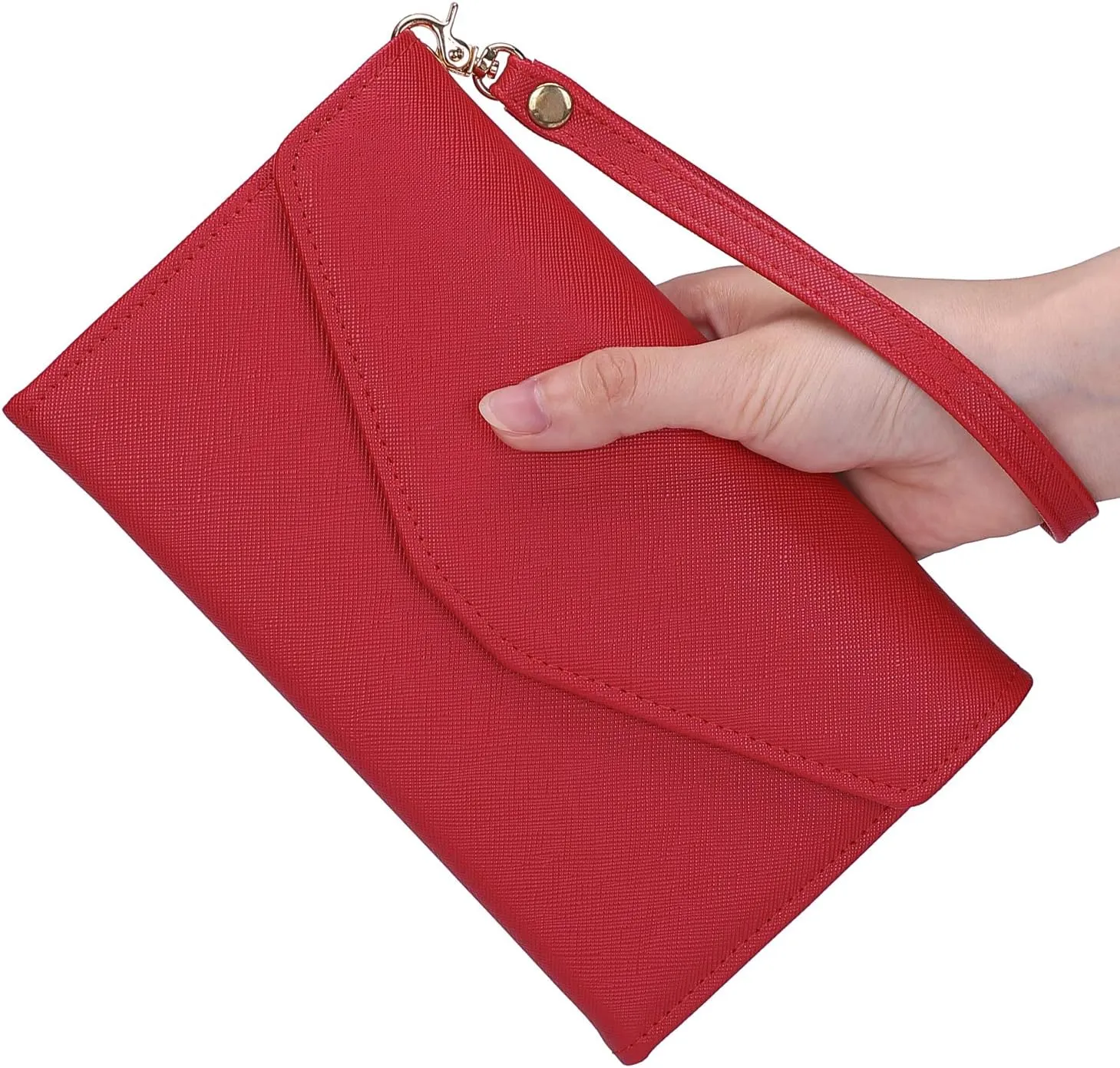 ZOPPEN Passport Holder Women Travel Wallet (Ver.5) for Women Rfid Blocking Passport Cover Case Document Organizer Wrist Strap